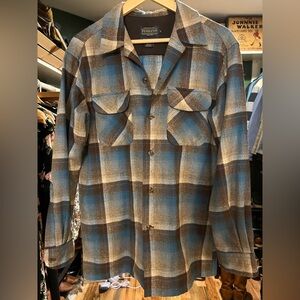 Pendleton Woolen Mills The Original Board Shirt Blue and Brown
